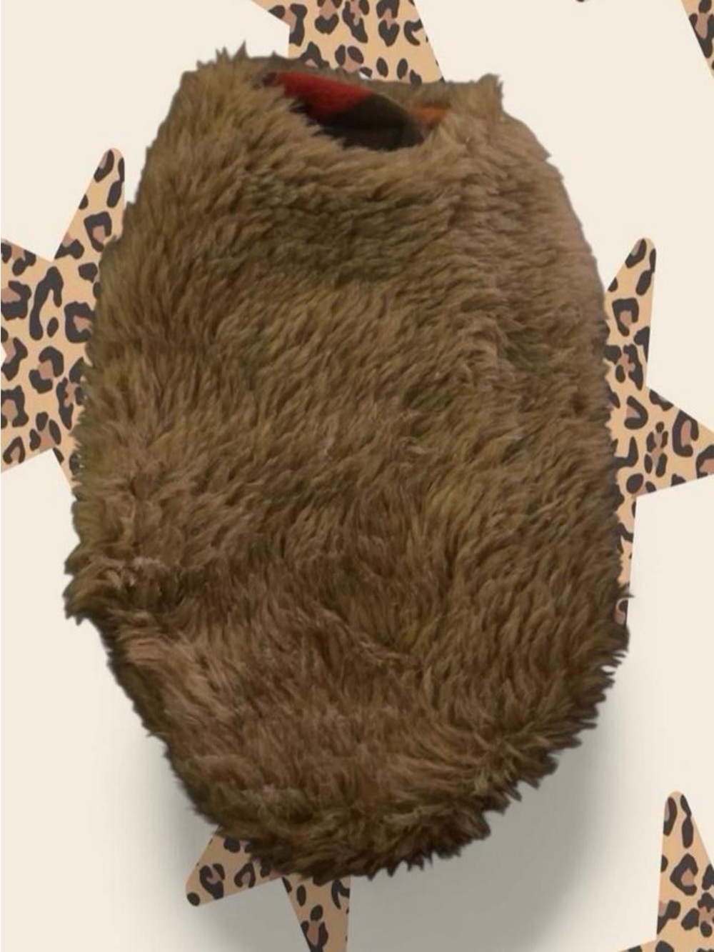 Faux-Fur Brown Dog Sweater